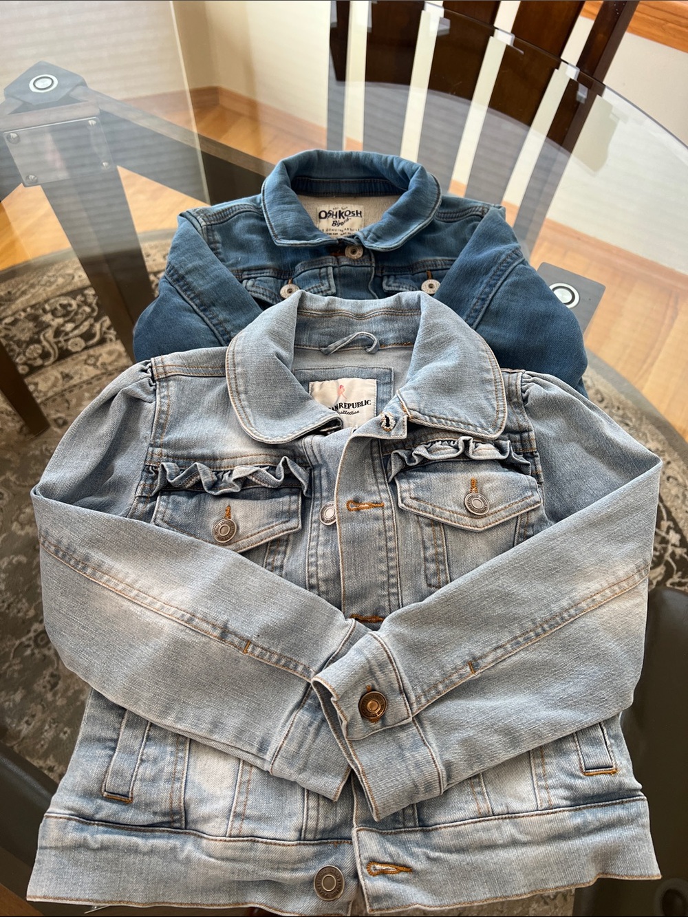 Jean jackets. Size 2. GUC